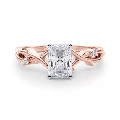 Vine Nature Inspired Engagement Ring