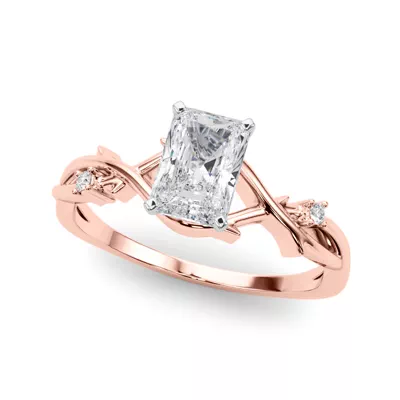 Vine Nature Inspired Engagement Ring