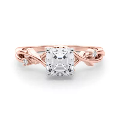 Vine Nature Inspired Engagement Ring