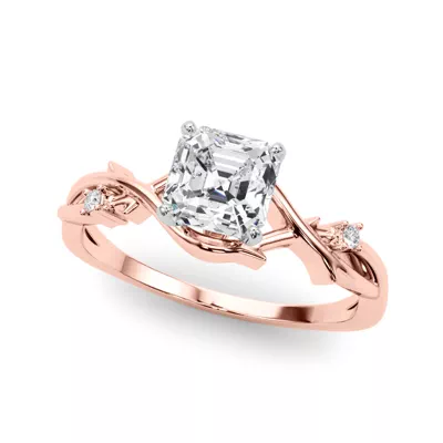 Vine Nature Inspired Engagement Ring