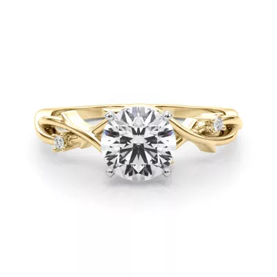 Vine Nature Inspired Engagement Ring