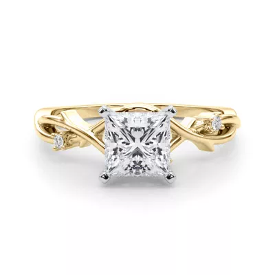 Vine Nature Inspired Engagement Ring