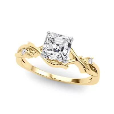 Vine Nature Inspired Engagement Ring