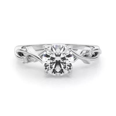 Vine Nature Inspired Engagement Ring