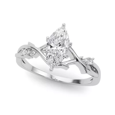 Vine Nature Inspired Engagement Ring
