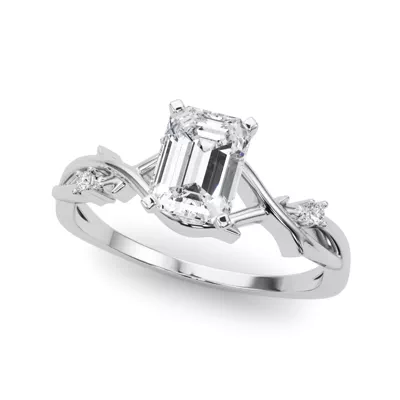 Vine Nature Inspired Engagement Ring