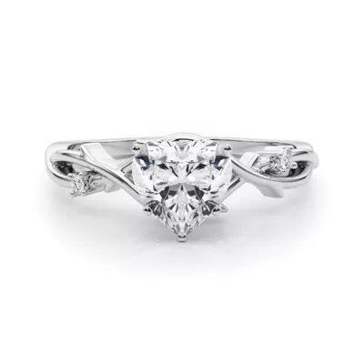 Vine Nature Inspired Engagement Ring