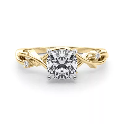 Vine Nature Inspired Engagement Ring