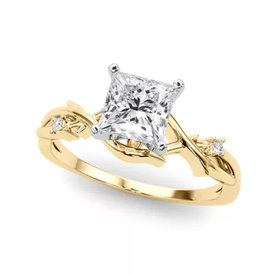 Vine Nature Inspired Engagement Ring
