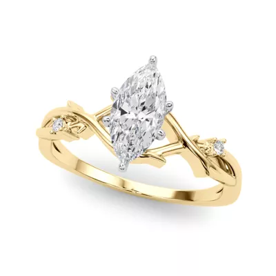 Vine Nature Inspired Engagement Ring