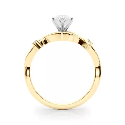 Vine Nature Inspired Engagement Ring