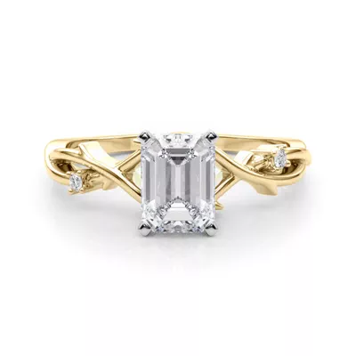Vine Nature Inspired Engagement Ring