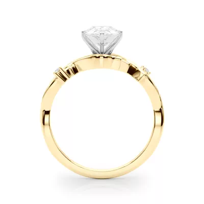Vine Nature Inspired Engagement Ring