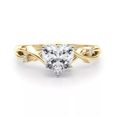 Vine Nature Inspired Engagement Ring
