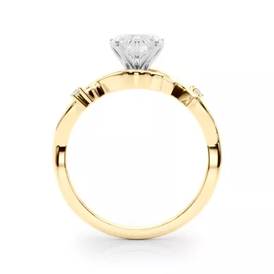 Vine Nature Inspired Engagement Ring