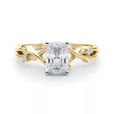Vine Nature Inspired Engagement Ring