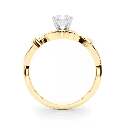 Vine Nature Inspired Engagement Ring