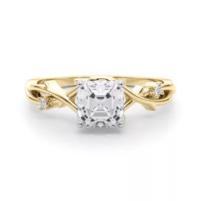 Vine Nature Inspired Engagement Ring