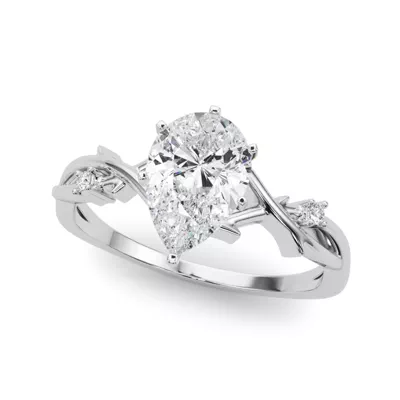 Vine Nature Inspired Engagement Ring