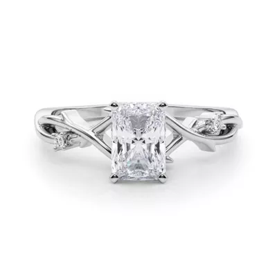 Vine Nature Inspired Engagement Ring