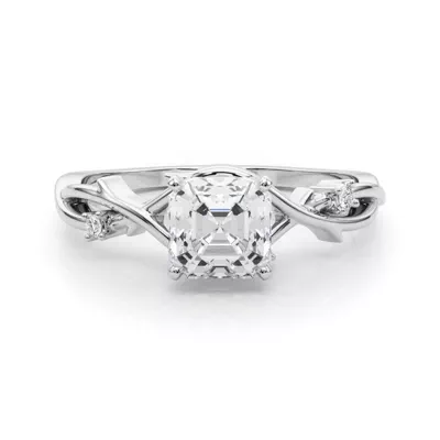 Vine Nature Inspired Engagement Ring