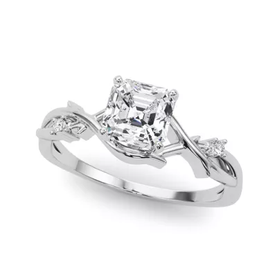 Vine Nature Inspired Engagement Ring