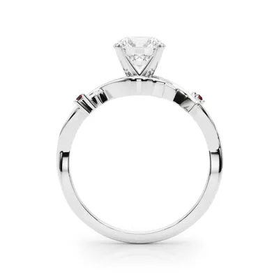 Vine Nature Inspired Ruby Engagement Ring