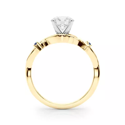 Vine Nature Inspired Sapphire Engagement Ring