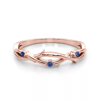 Vine Sapphire Band