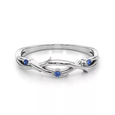 Vine Sapphire Band