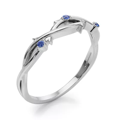 Vine Sapphire Band