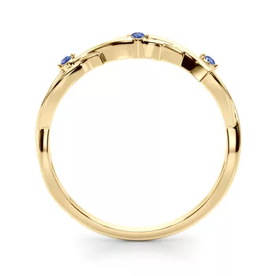 Vine Sapphire Band