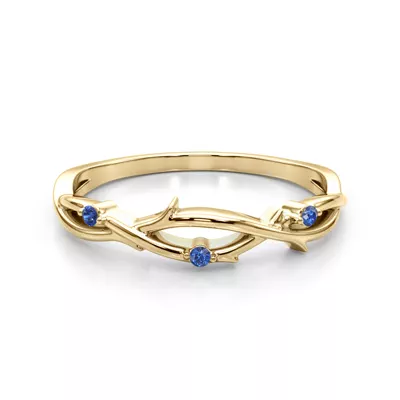 Vine Sapphire Band