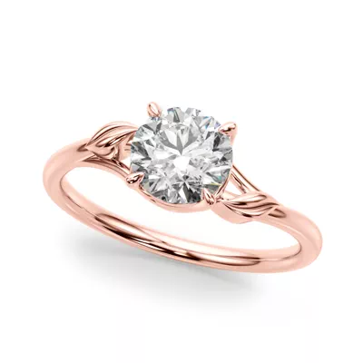 Alex Nature Inspired Solitaire Engagement Ring