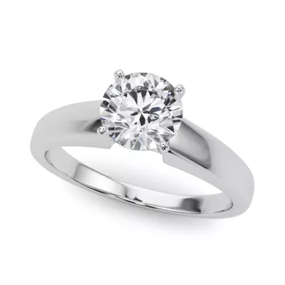 Velvette Solitaire Engagement Ring