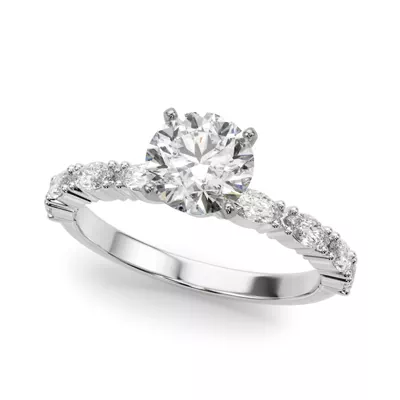 Alanis Marquise Diamond Engagement Ring