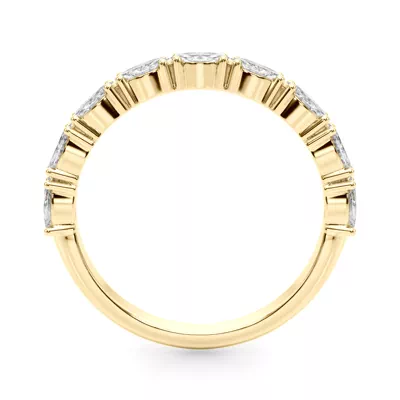 Alanis Marquise Diamond Wedding Band