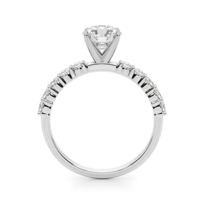Heires Shared Prong Diamond Engagement Ring