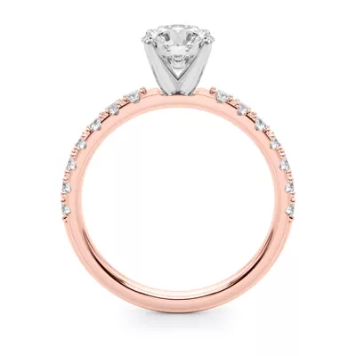 Lindsey Pave Diamond Engagement Ring