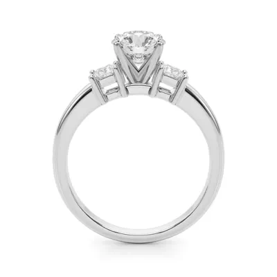 Adelle Three Stone Diamond Engagement Ring