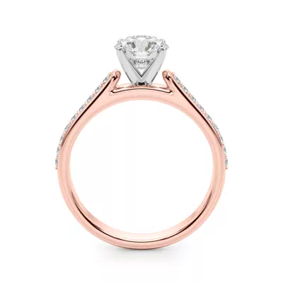 Caldera Shared Prong Diamond Engagement Ring