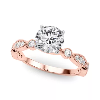 Clarice Vintage Style Engagement Ring