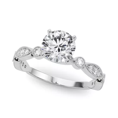 Clarice Vintage Style Engagement Ring