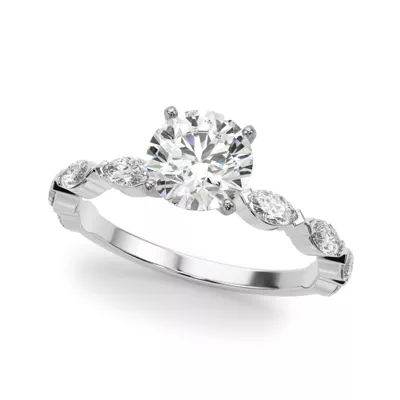 Azalia Marquise Diamond Engagement Ring