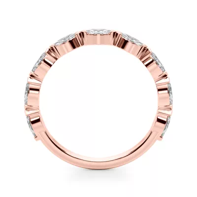 Azalia Marquise Diamond Wedding Band