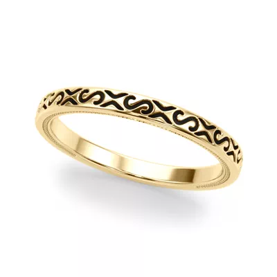 Tanzanora Vintage Inspired Wedding Band