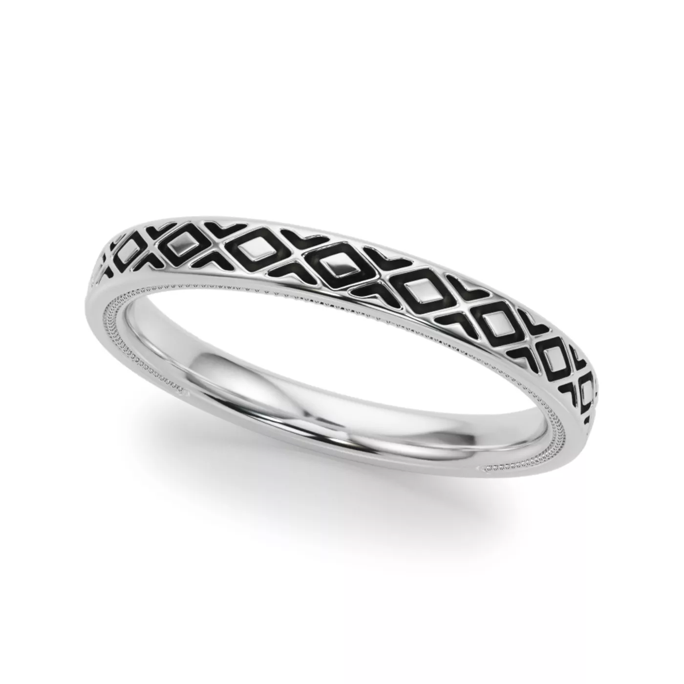 Peridorna Vintage Inspired Wedding Band