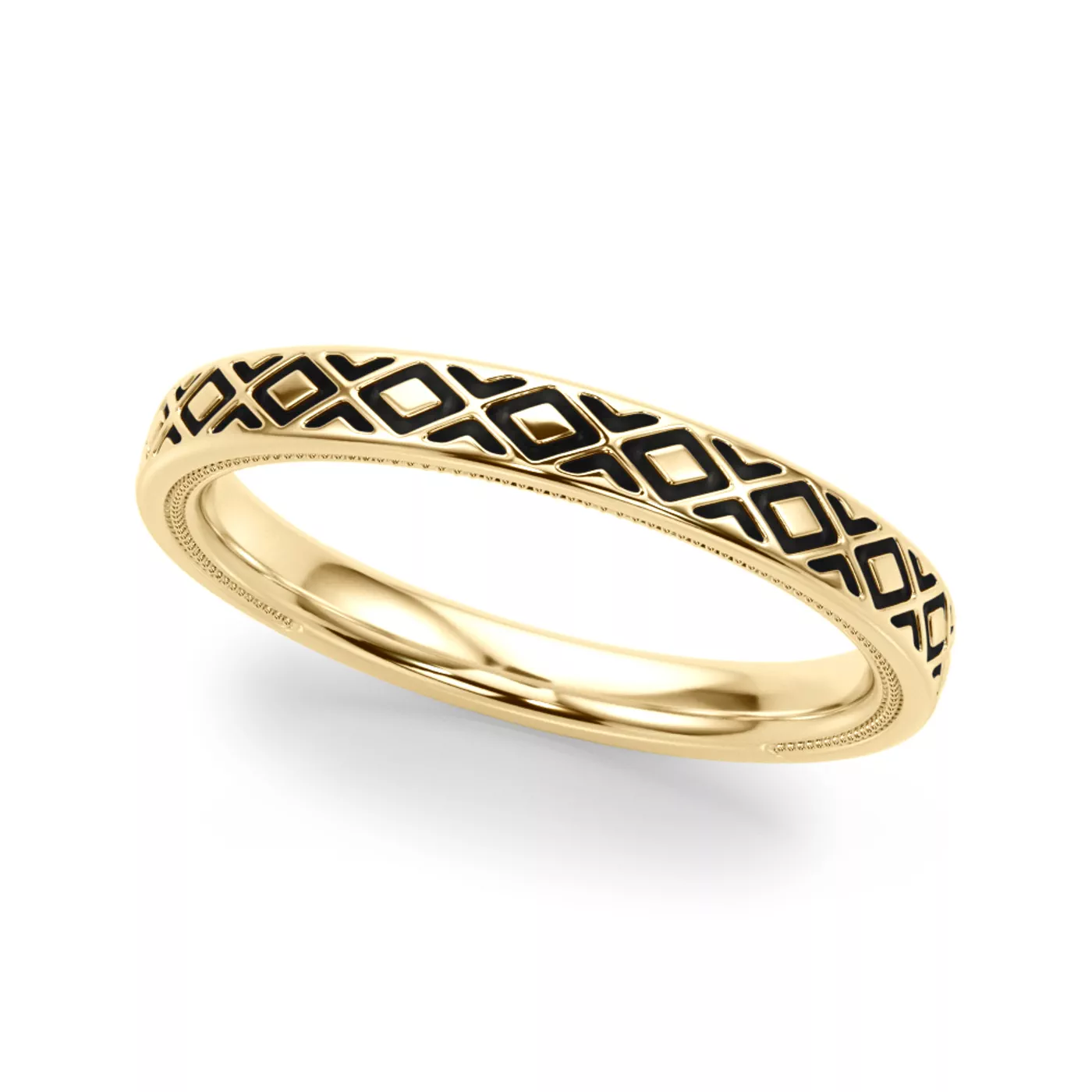 Peridorna Vintage Inspired Wedding Band