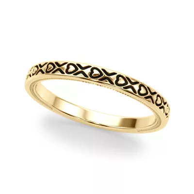 Moganita Vintage Inspired Wedding Band