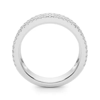 Opulencia Round And Baguette Diamond Wedding Band